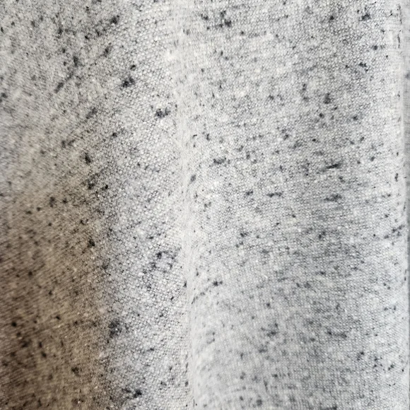 ZARA Speckled Mulberry Silk Wool Midi Dress Gray Woven A-line Dress XS - Picture 8 of 15